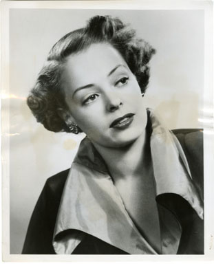 VIRGINIA GILMORE - VINTAGE PUB. STILL (1950) PHILCO