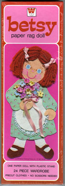 BETSY PAPER RAG DOLL SET w/BOX (1979) FACTORY-SEALED