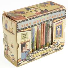 WALT DISNEY'S TINY MOVIE STORIES BOOK SET WITH BOX 1950