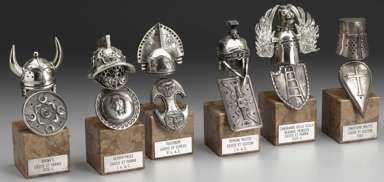SIX ITALIAN GRAND TOUR ASST. HISTORICAL HELMETS VIKING