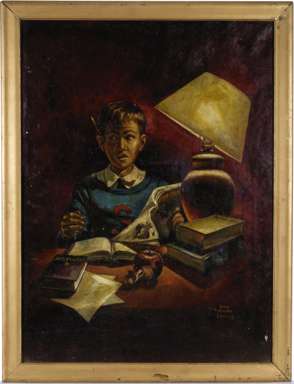 GEORGE OWEN CORNOG - PULP COVER ORIGINAL ART 1940s