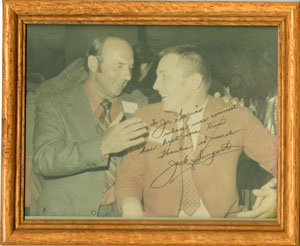 JACK SWIGERT  SIGNED PHOTO AT APOLLO 13 BANQUET NASA