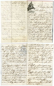 CIVIL WAR ERA PERSONAL CORRES. / DILLINGHAM to CHARLIE