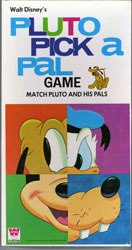 PLUTO PICK A PAL GAME (1971) DISNEY MICKEY MOUSE DONALD