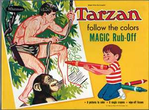 TARZAN FOLLOW THE COLORS MAGIC RUB-OFF - Random House