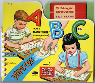 A-B-C MAGIC SLATE DRAWING BOARD/BOOK - RANDOM HOUSE