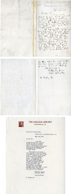 JUSTIN McCARTHY (POLITICIAN) - HANDWRITTEN LETTER 1866