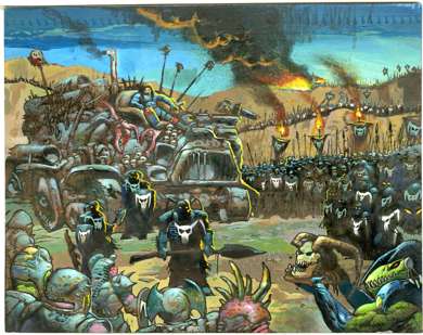 SIMON BISLEY - Heavy Metal FAKK2 - MELTING POT PAINTING