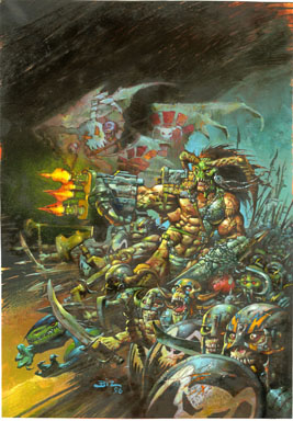 SIMON BISLEY - TYLER/MELTING POT COVER ORIG ART BATTLE
