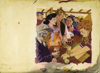 BERNARD D'ANDREA - SATURDAY EVENING POST ILLO ORIG ART