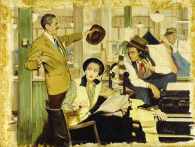 BERNARD L. D'ANDREA - SATURDAY EVENING POST ILLO 1950s