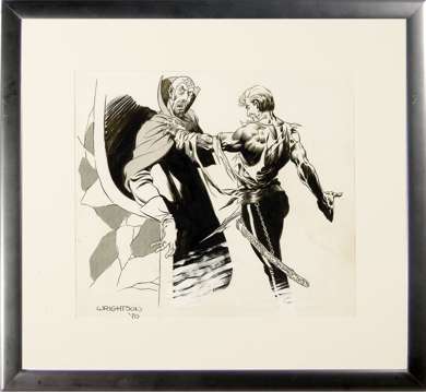 BERNIE WRIGHTSON - FLASH GORDON & MING ILLUSTRATION ART