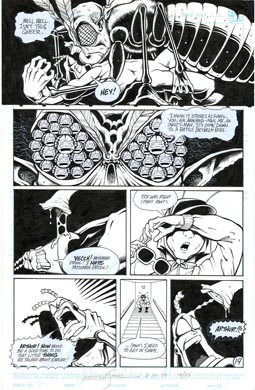 ELI STONE - THE TICK BIG BLUE DESTINY #5 Pg 19 ORIG ART