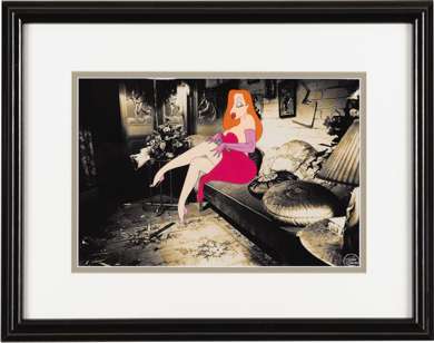 WHO FRAMED ROGER RABBIT ANIMATION CEL - JESSICA RABBIT
