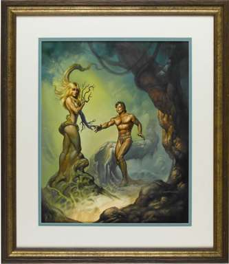 BORIS VALLEJO - DAPHNE AND APOLLO ORIGINAL PAINTED ART