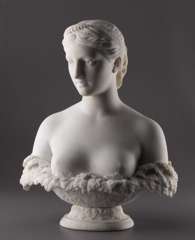 HIRAM POWERS (American 1805-1873 PROSERPINE Marble Bust