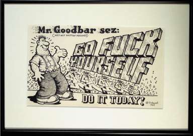 ROBERT CRUMB - MR. GOODBAR SEZ... ILLUSTRATION ORIG ART