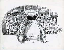 GARY GERSTEN - MAD #301 AUTO MECHANICS ORIG ART