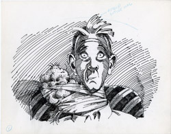 GARY GERSTEN - MAD #301 NECK GROWTH ORIGINAL ART