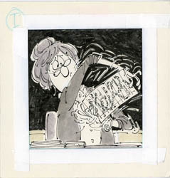 PAUL COKER JR. - MAD #232 I: ILLEGIBILITY ORIG ART 1982