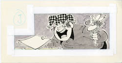 PAUL COKER JR. - MAD #232 J: JOKES ORIG ART 1982
