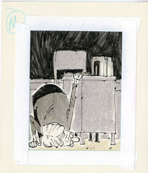 PAUL COKER JR. - MAD #232 M: MOREOVER ORIGINAL ART 1982