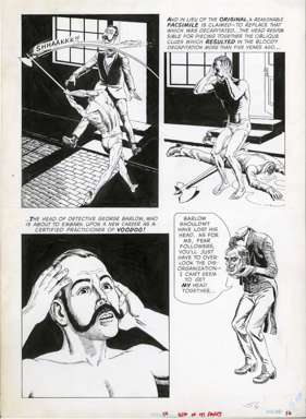 REED CRANDALL - CREEPY #50 PG 10 ORIG ART  DECAPITATION