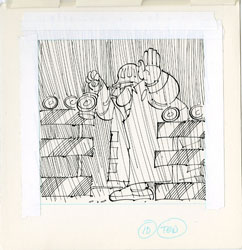 PAUL COKER JR. - MAD #256 DRIVING: BRIDGE OUT ORIG ART
