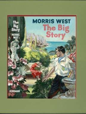 BIG STORY  UK ROMANCE PAPERBACK COVER ORIG ART 1957