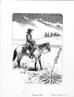 CHARLES SHAW - CALAMITY JANE  PAGE 14 ORIG ART DISNEY