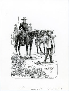 CHARLES SHAW - CALAMITY JANE  PAGE 48 ORIG ART DISNEY