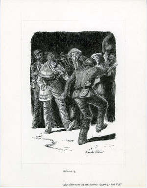 CHARLES SHAW - DAVY CROCKETT / THE ALAMO ILLO PG 67 ART