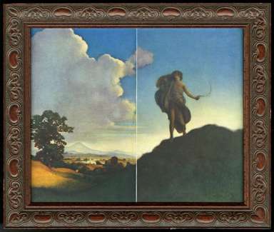 MAXFIELD PARRISH - KEAT'S POEM to AUTUMN - 1904 Century