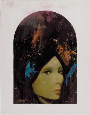 MANUEL SANJULIAN - "THE WITCH" ORIGINAL ART 1972