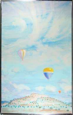 LLOYD GOFF - Orig OVER THE DESERT Right Triptych Piece