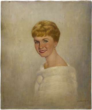 J.M. ROBINSON - Original Painting of DEBBIE REYNOLDS
