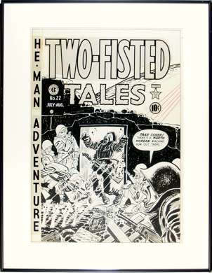 HARVEY KURTZMAN - TWO-FISTED TALES #22 COVER ORIG ART