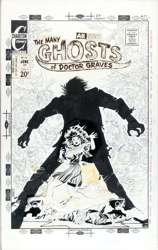 TOM SUTTON - MANY GHOSTS OF DR GRAVES #39 CVR ORIG ART