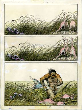 ARTHUR SUYDAM - EPIC ILLUSTRATED #1 PAGE 1 ORIG ART