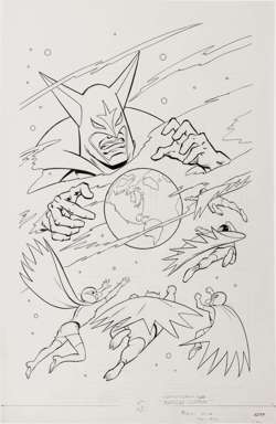 WIN MORTIMER - BATTLE OF THE PLANETS #11 COVER ORIG ART