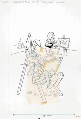 BUGS BUNNY #204 ORIG COVER ART (1978) PAINTING/ART