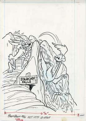 BEEP BEEP THE ROAD RUNNER #86 ORIGINAL COVER ART (1979)