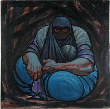 KELLY FREAS - "MOTHER" Original PAINTING - 1962