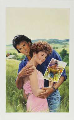 EVERY WOMAN'S - DREAM HARLEQUIN PAPERBK COVER ORIG ART