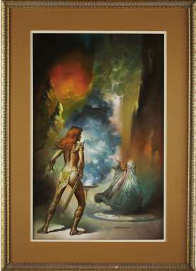 BORIS VALLEJO - RED SONJA #6 COVER ORIGINAL PAINTED ART