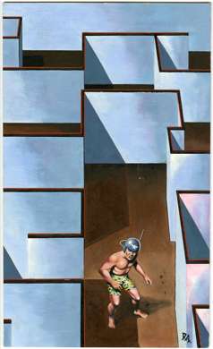 DAN ADKINS - SCIENCE FICTION PAINTING - MAZE