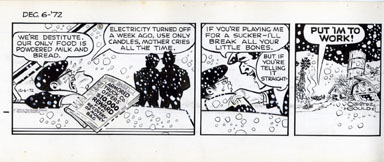 CHESTER GOULD - DICK TRACY DAILY STRIP ORIG ART 12-6-72
