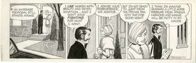 MAX VAN BIBBER - WINNIE WINKLE DAILY ORIG ART 5-6-75