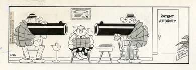 GEORGE GATELY - HAPLESS HARRY DAILY ORIG ART 1-26-65
