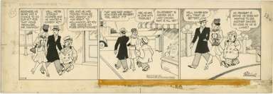 MARTIN BRANNER - WINNIE WINKLE DAILY STRIP 12-13-39